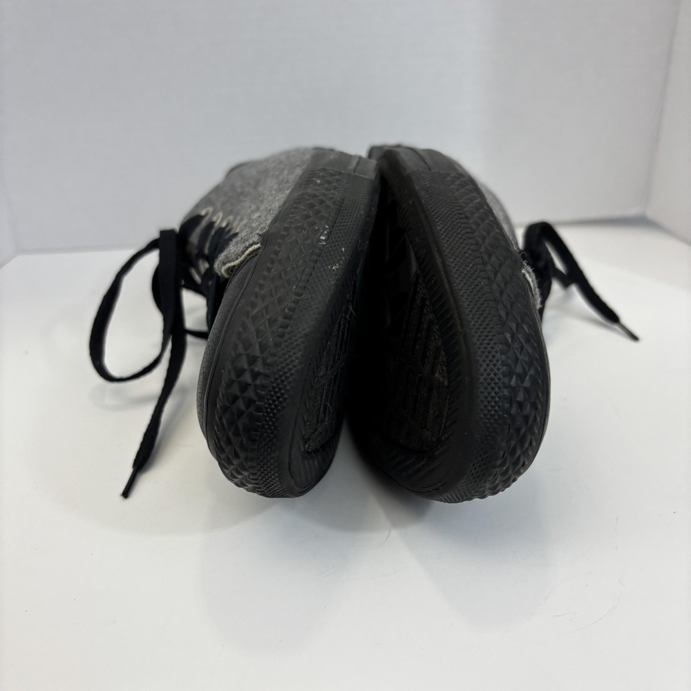 Converse All Star Ox Wizard Shoes Sneakers Mens Size‎ 11 Gray Wool Low Casual - Picture 11 of 13